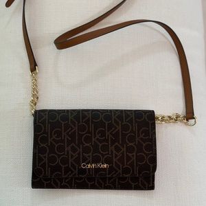 Calvin Klein Monogram Print WOC (NWOT)